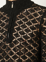 MULTI-COLORED HALF-ZIP KNIT - TAAKK