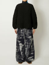 SUPER BIG WAFFLE PULLOVER - TAAKK