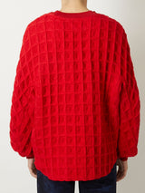 SUPER BIG WAFFLE PULLOVER - TAAKK
