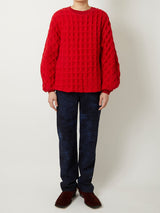 SUPER BIG WAFFLE PULLOVER - TAAKK