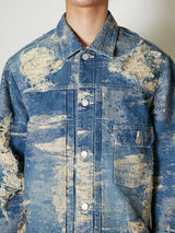 TAAKK DENIM 1ST TYPE DESTROY JACKET - TAAKK