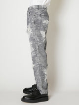 TAAKK DENIM STRAIGHT SUPER DESTROY 13.5 OZ. - TAAKK