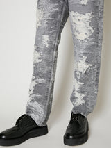 TAAKK DENIM STRAIGHT SUPER DESTROY 13.5 OZ. - TAAKK