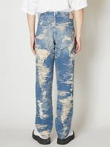 TAAKK DENIM STRAIGHT SUPER DESTROY 13.5 OZ. - TAAKK