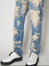 TAAKK DENIM STRAIGHT SUPER DESTROY 13.5 OZ. - TAAKK
