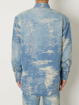 TAAKK DENIM WESTERN SHIRTS BLEACH - TAAKK