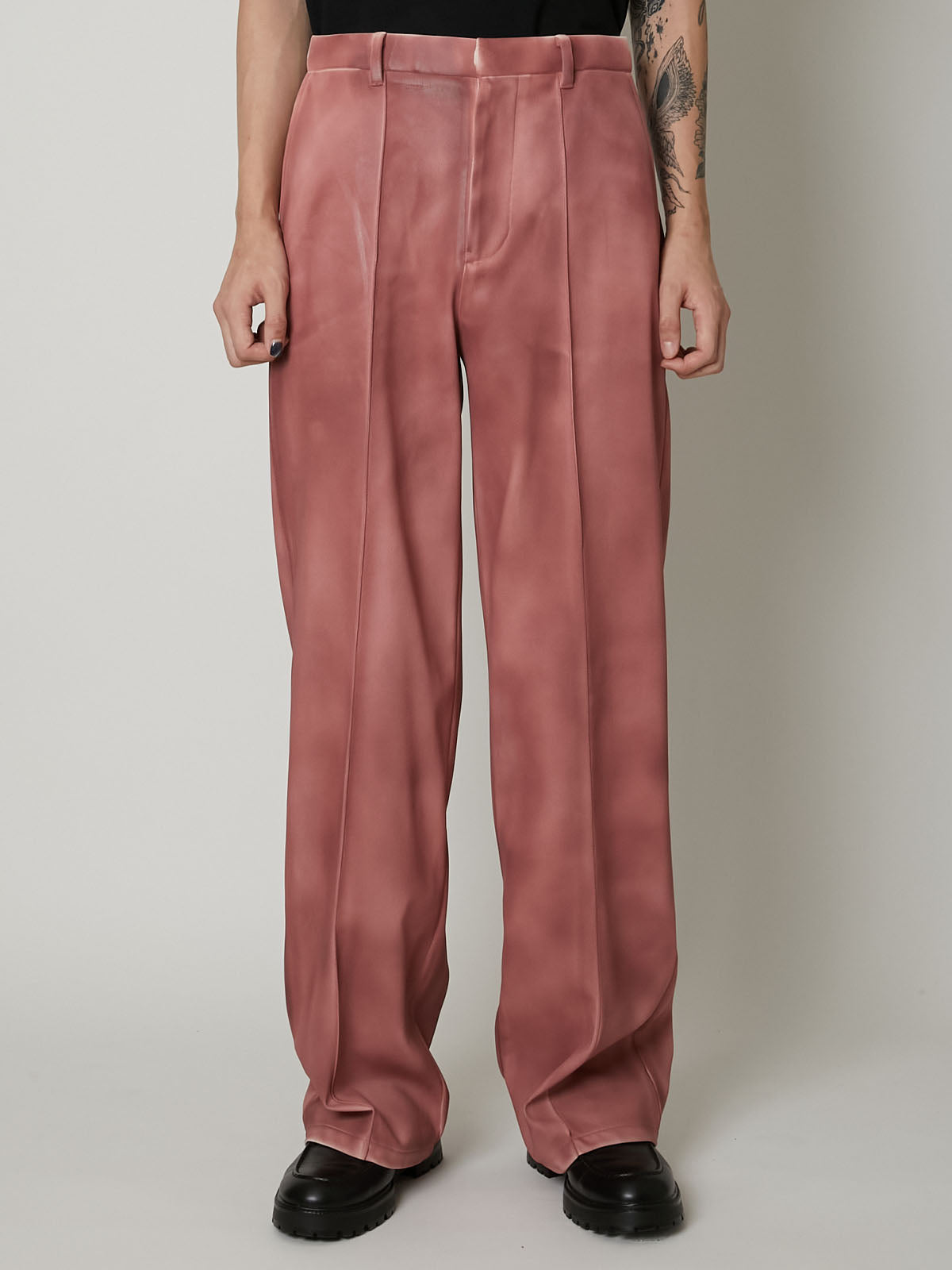 LEATHER COATING SLACKS – TAAKK