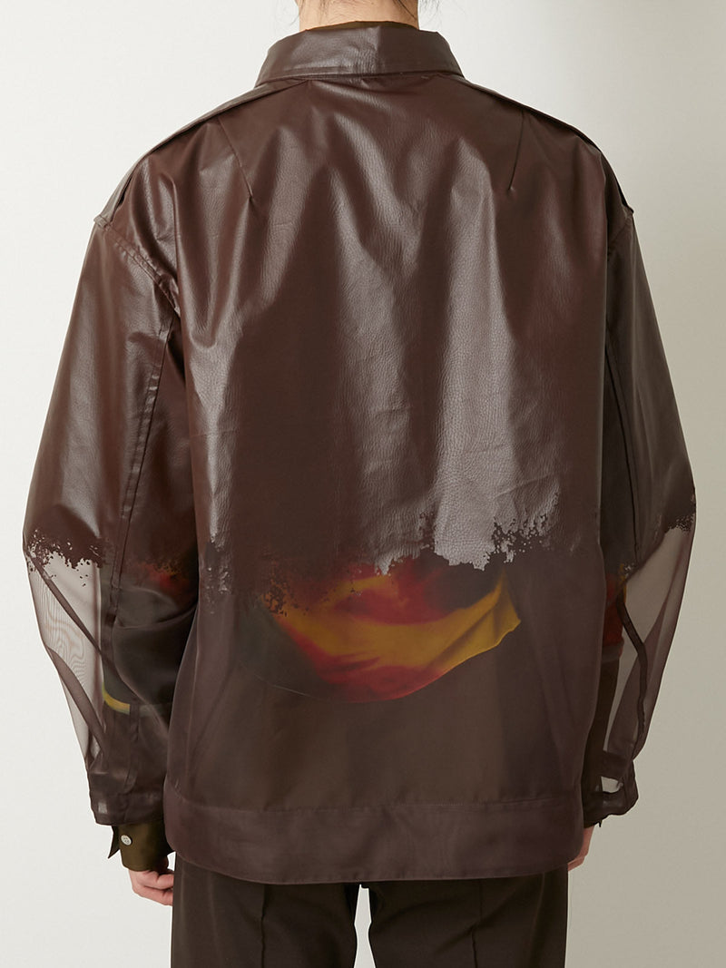 TRANSPARENT A-2 FLIGHT JACKET