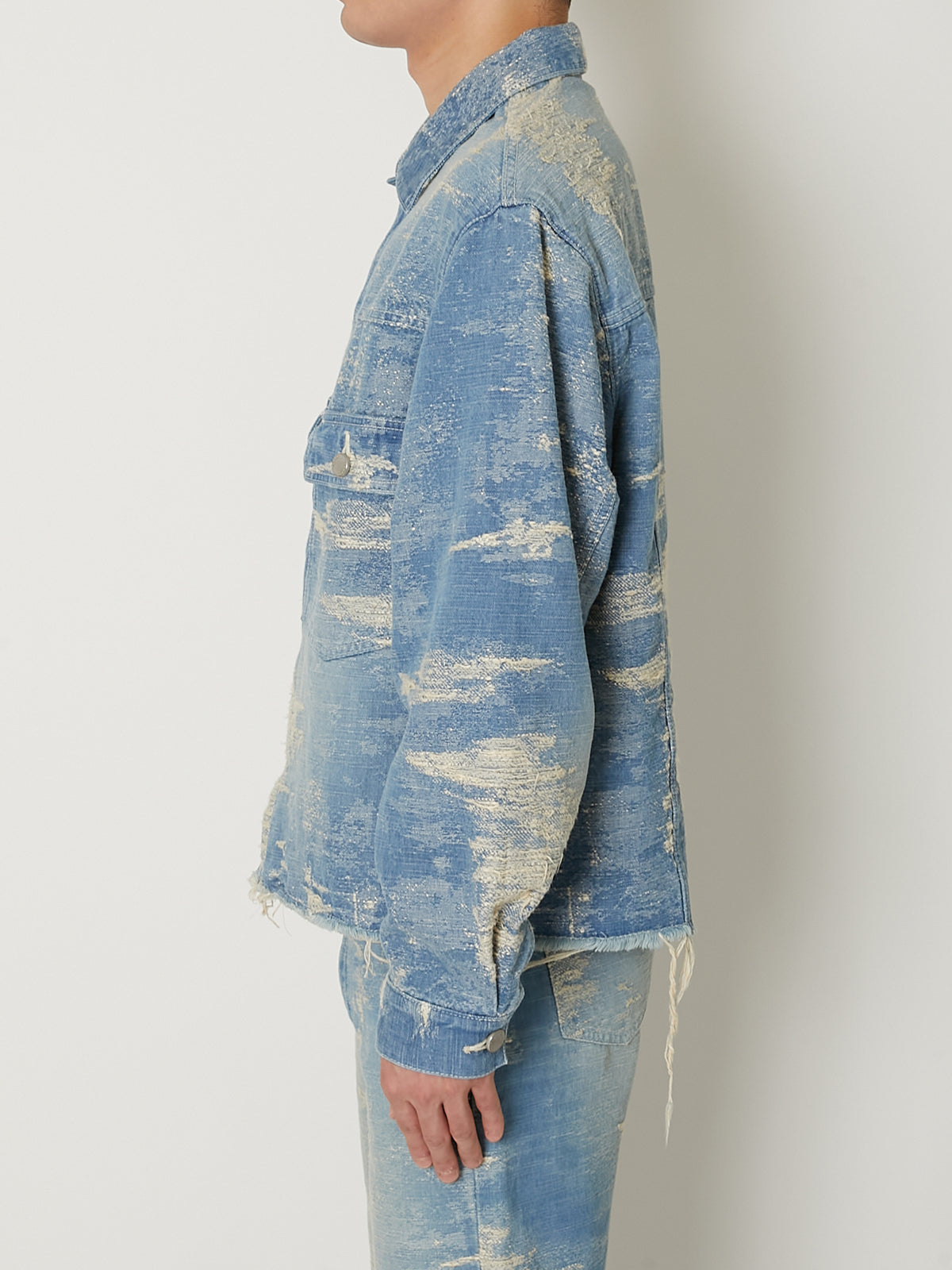 TAAKK DENIM 2ND TYPE JACKET BLEACH TAAKK DENIM 2ND TYPE JACKET BLEACH