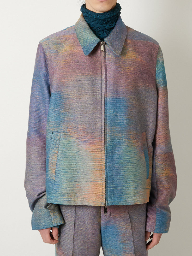 NOISE JACQUARD BLOUSON