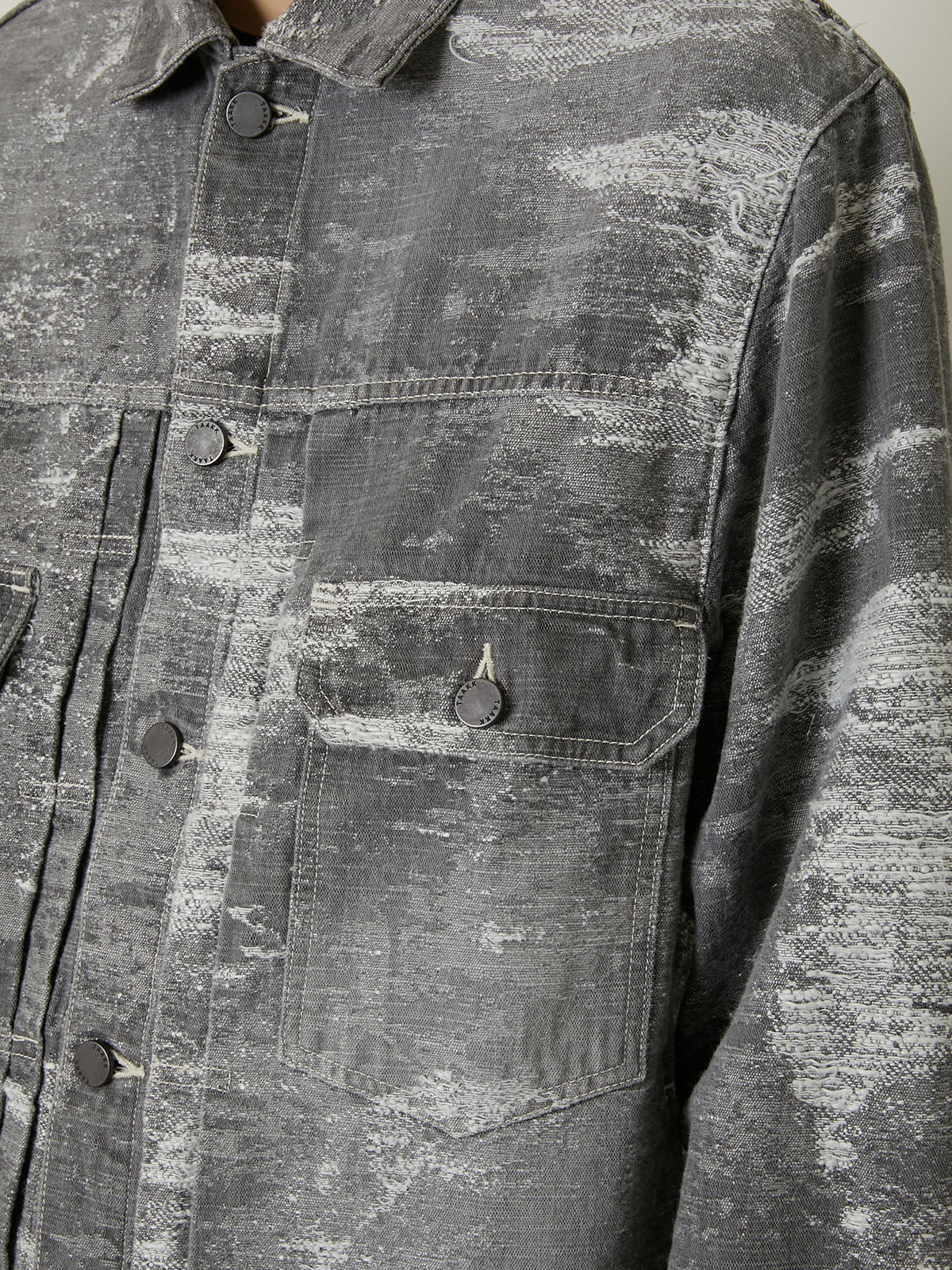 ジャケット・アウター Tamme CRACKS BLEACH DENIM B.D JACKET Tamme CRACKS BLEACH DENIM B.D JACKET - メルカリ