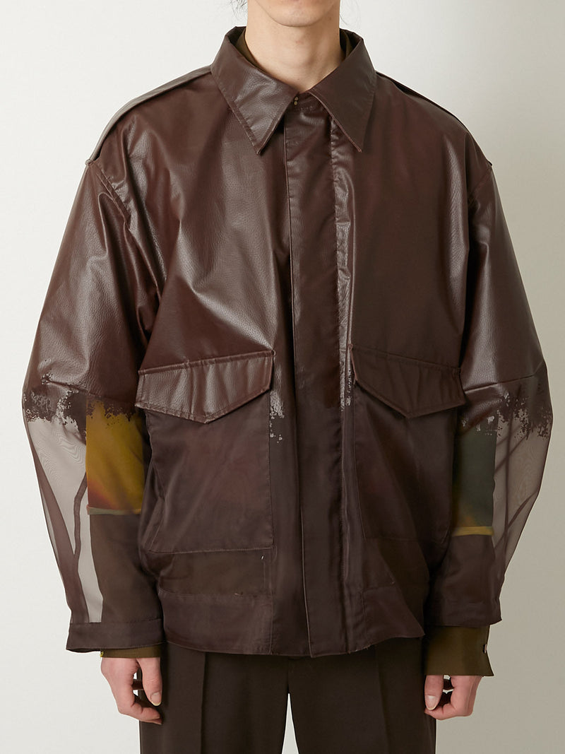 TRANSPARENT A-2 FLIGHT JACKET