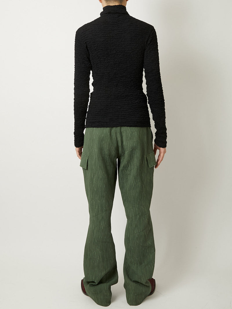 CREPE CARGO PANTS 