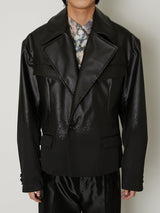 LEATHERIZED JACKET