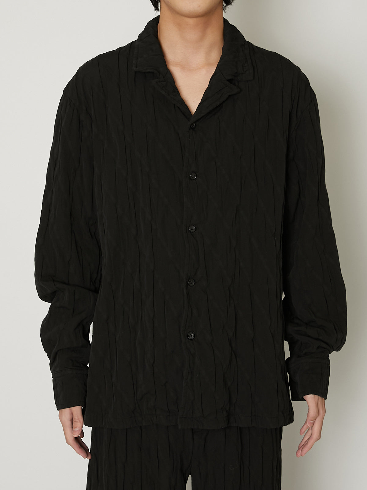 TAAKK◆トップス/FREE/コットン/BLK/無地/TA16SS-TSI001 TAAKK(ターク) / トップス/FREE/コットン/BLK/無地/TA16SS