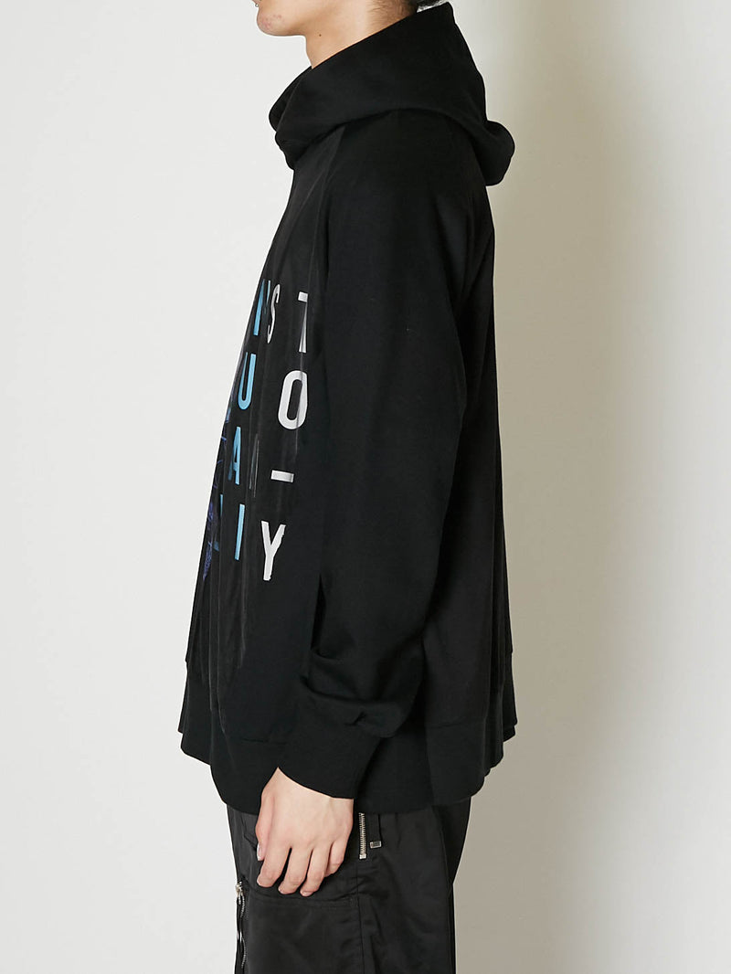 EARTH BURNING LAYERED HOODIE