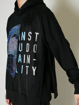 EARTH BURNING LAYERED HOODIE