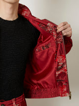 CUT JACQUARD JACKET