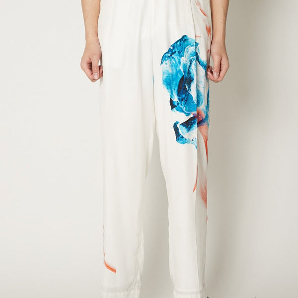 FLORAL SILK PANTS – TAAKK