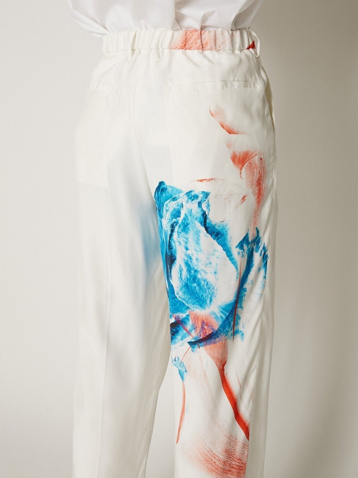 FLORAL SILK PANTS – TAAKK