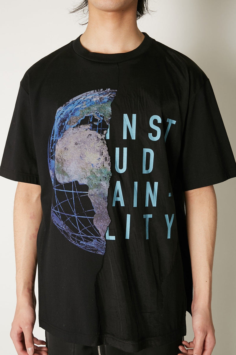 EARTH BURNING LAYERED TEE