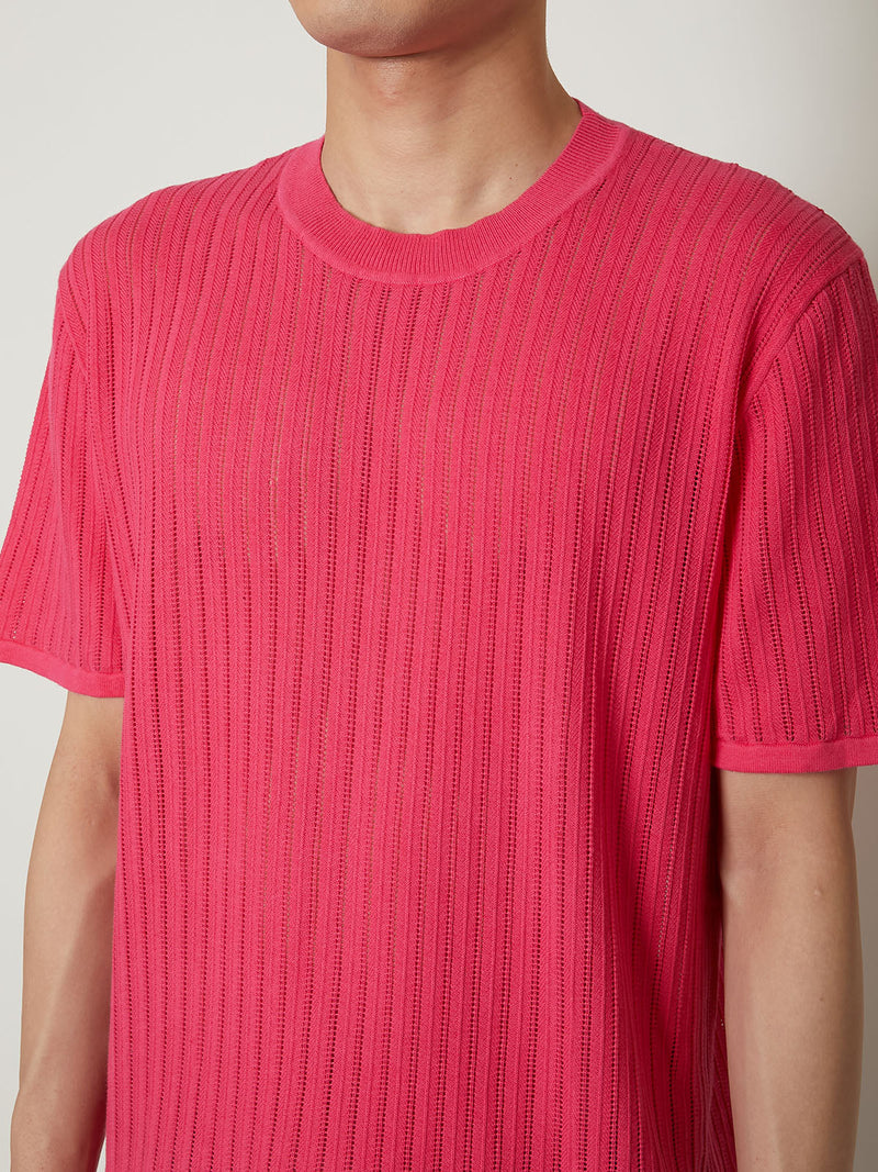 BASIC KNIT T-SHIRT