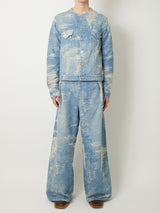 TAAKK DENIM 3RD TYPE JACKET BLEACH