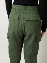 CREPE CARGO PANTS 