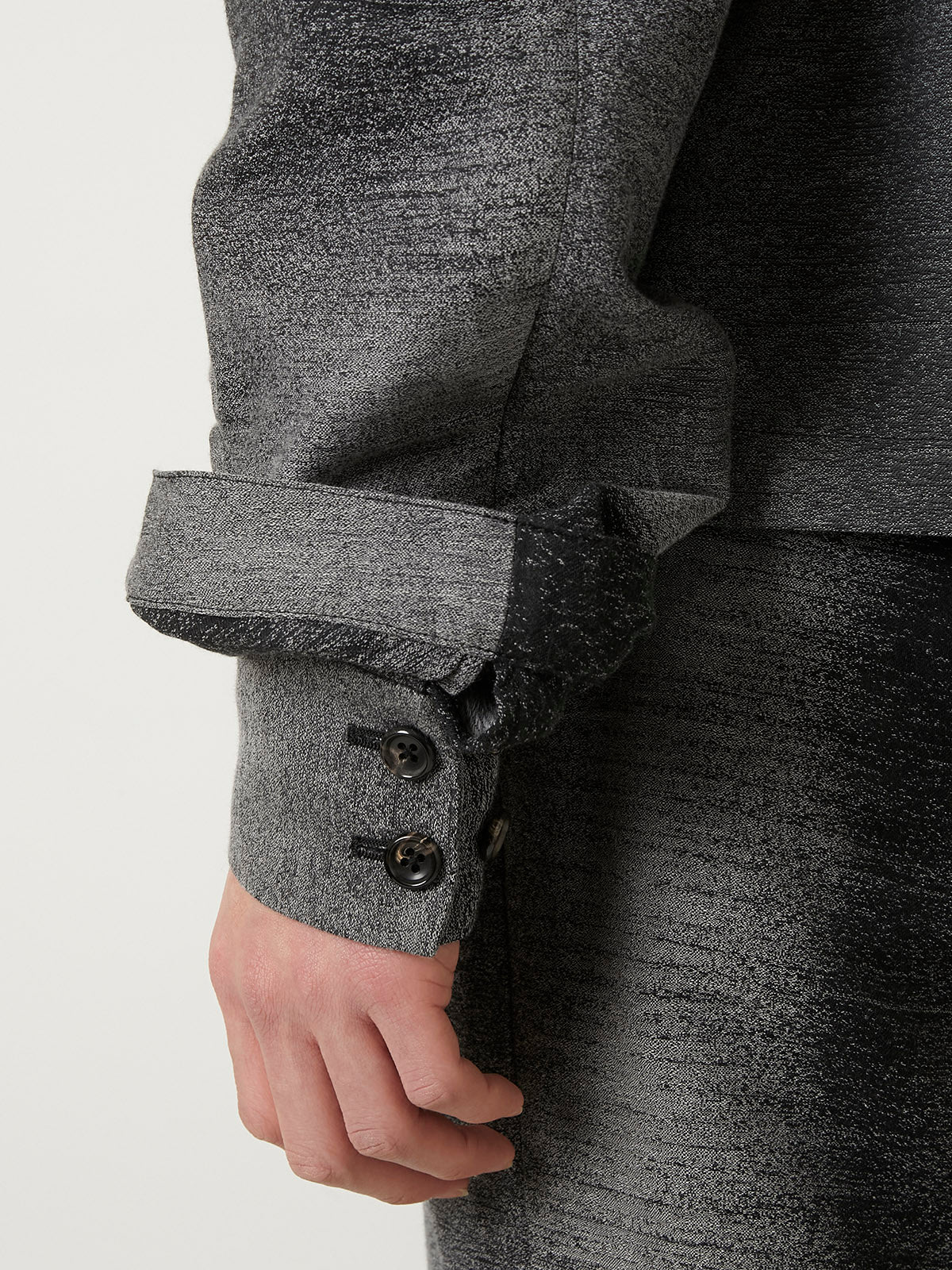 NOISE JACQUARD BLOUSON – TAAKK