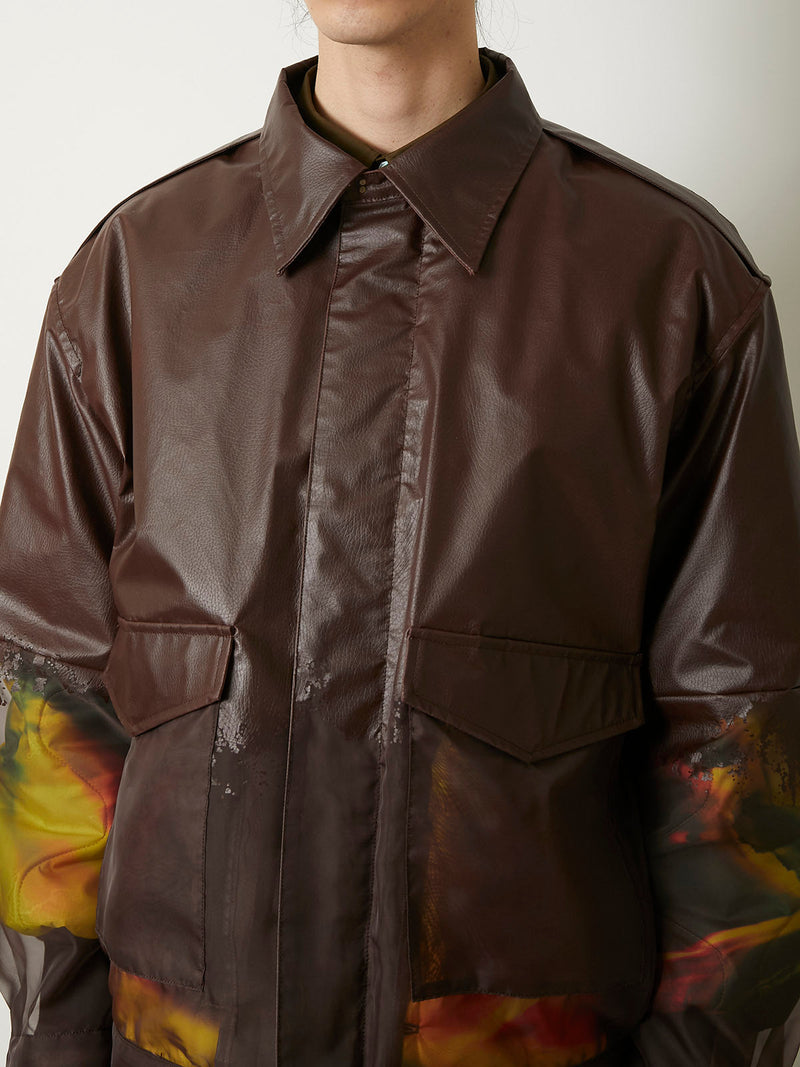 TRANSPARENT A-2 FLIGHT JACKET