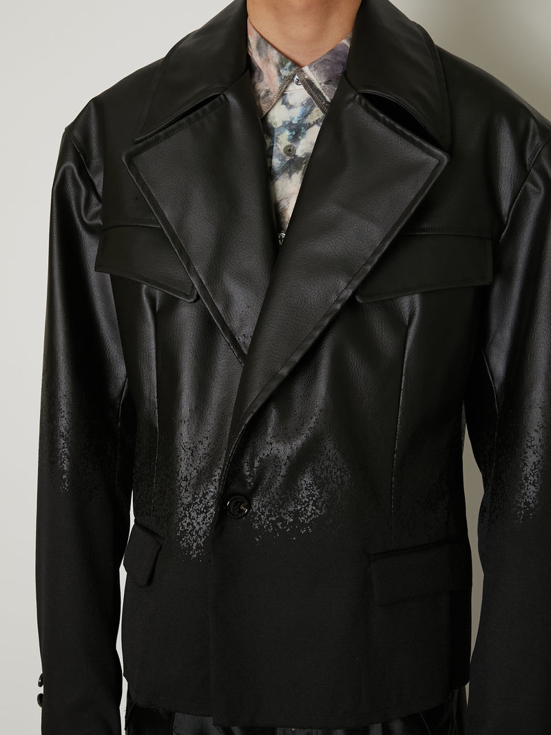 LEATHERIZED JACKET