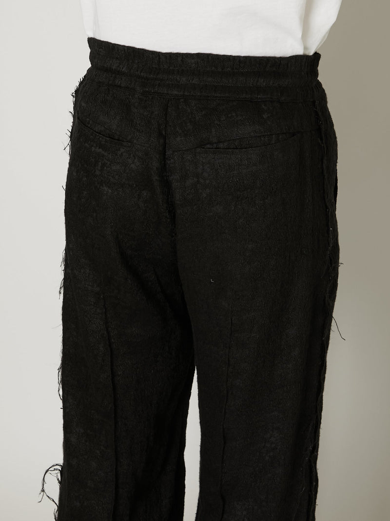 FRINGE MODIFIED STRAIGHT TROUSERS