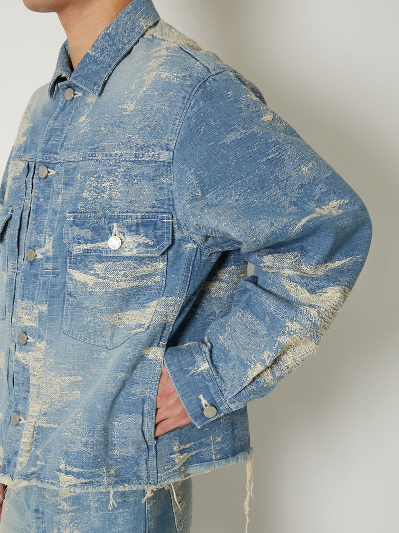 TAAKK DENIM 2ND TYPE JACKET BLEACH