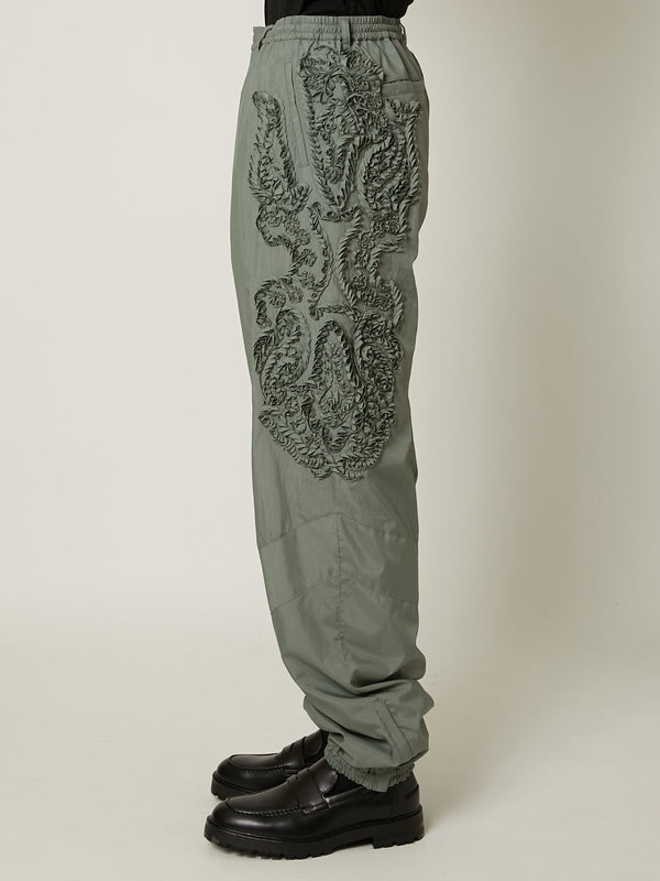 TAPE EMBROIDERY PANTS