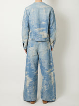 TAAKK DENIM 3RD TYPE JACKET BLEACH