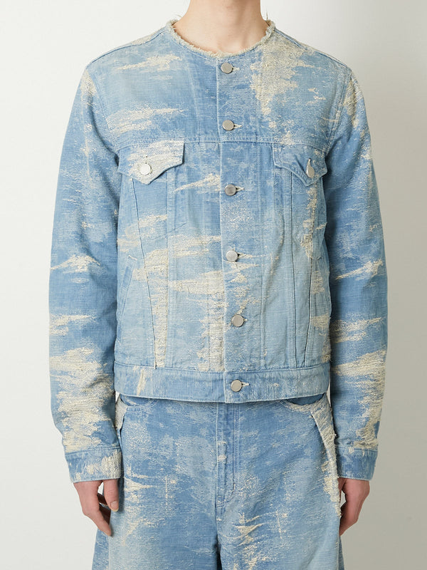 TAAKK DENIM 3RD TYPE JACKET BLEACH