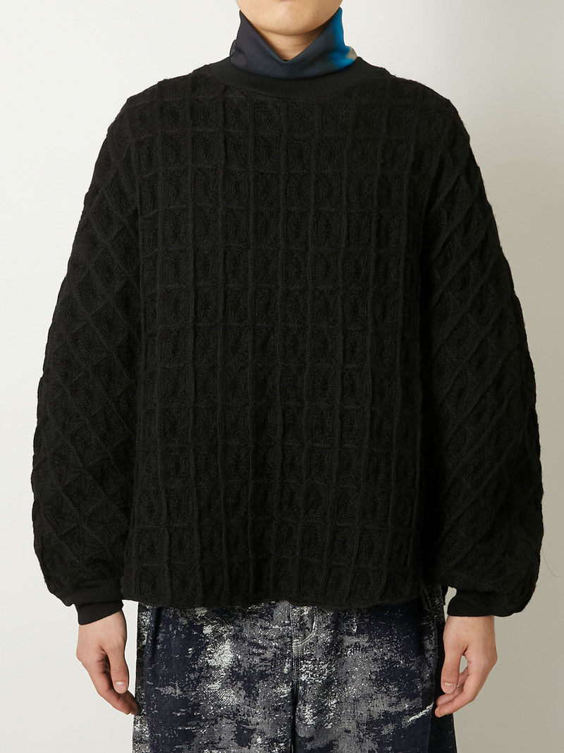 SUPER BIG WAFFLE PULLOVER