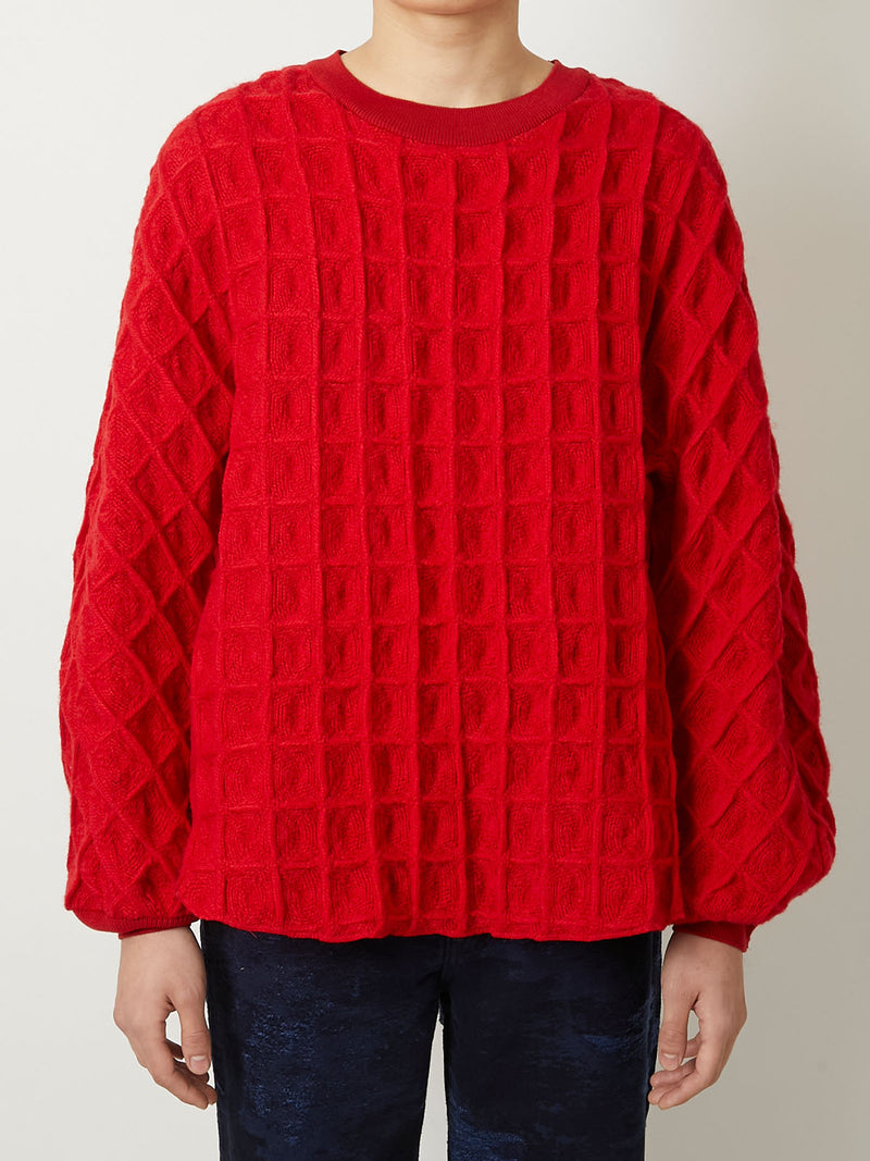 SUPER BIG WAFFLE PULLOVER