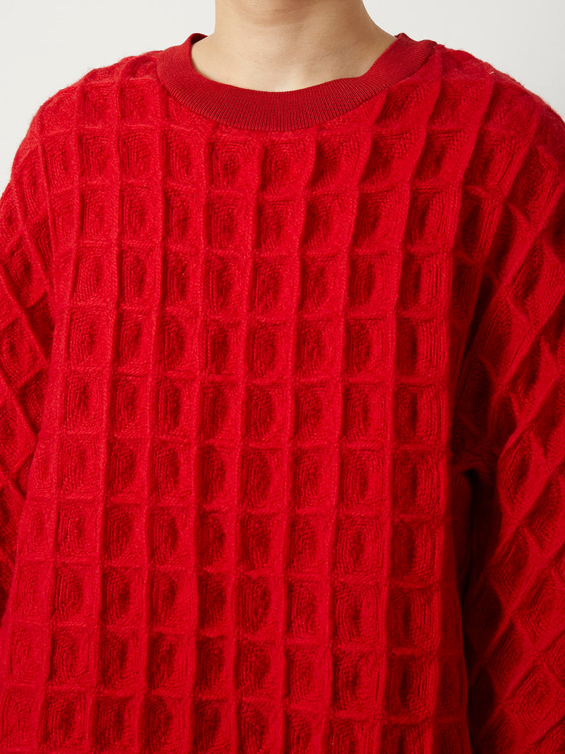 SUPER BIG WAFFLE PULLOVER