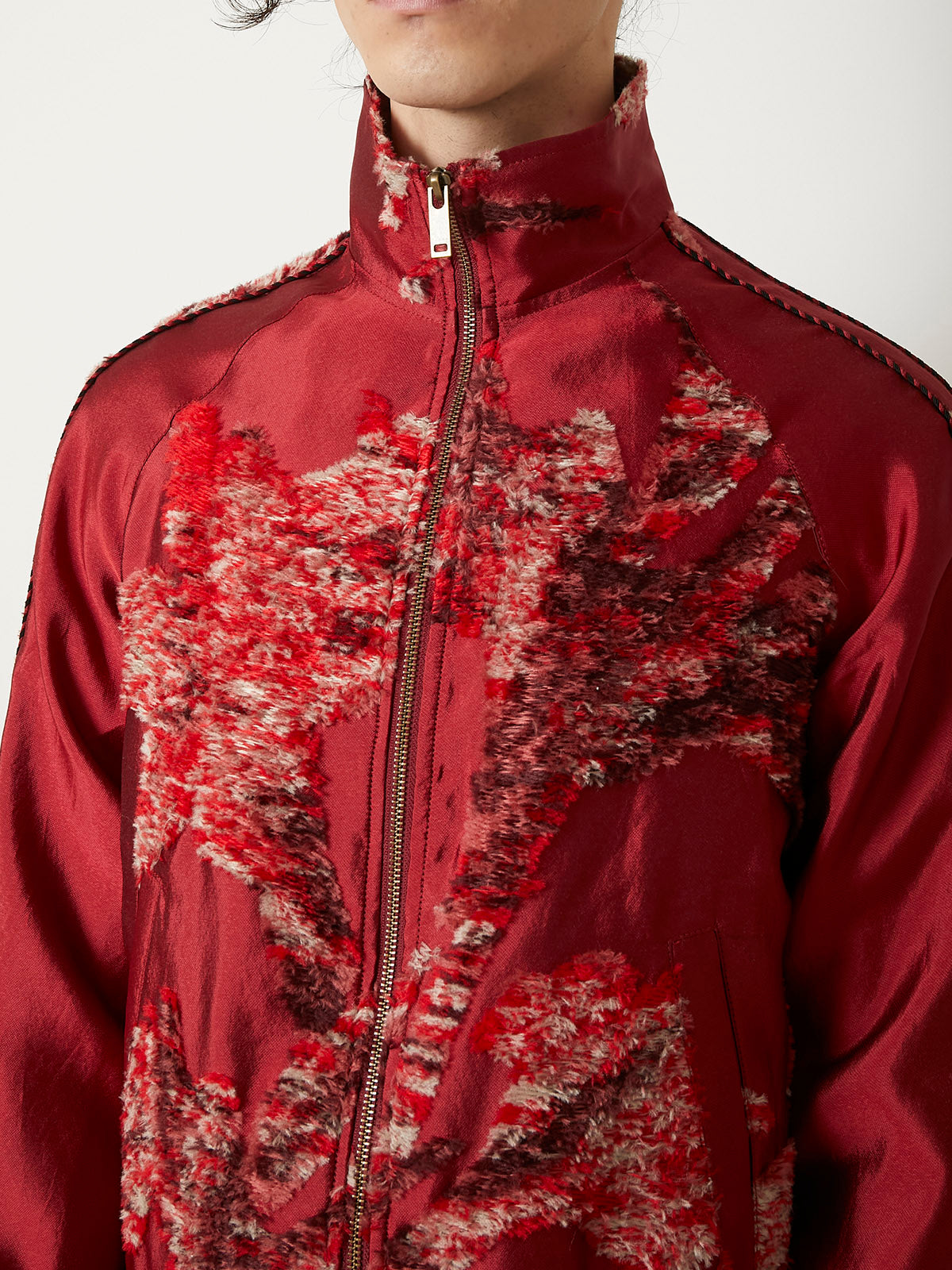 【Acka.】flower jacquard jacket CUT JACQUARD JACKET – TAAKK