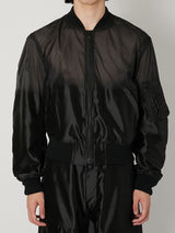 SHEER GRADATION MA-1 BLOUSON