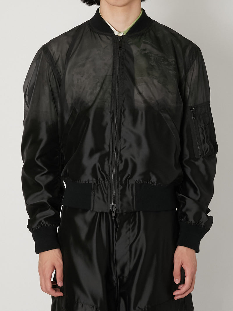 SHEER GRADATION MA-1 BLOUSON – TAAKK