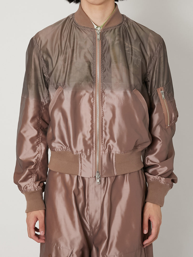 よ*ー様 TAAKK 26SS シアー グラデーション MA-1 ブルゾン SHEER GRADATION MA-1 BLOUSON – TAAKK