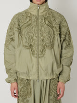 SCULPTURAL EMBROIDERY TRACK BLOUSON