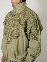 SCULPTURAL EMBROIDERY TRACK BLOUSON