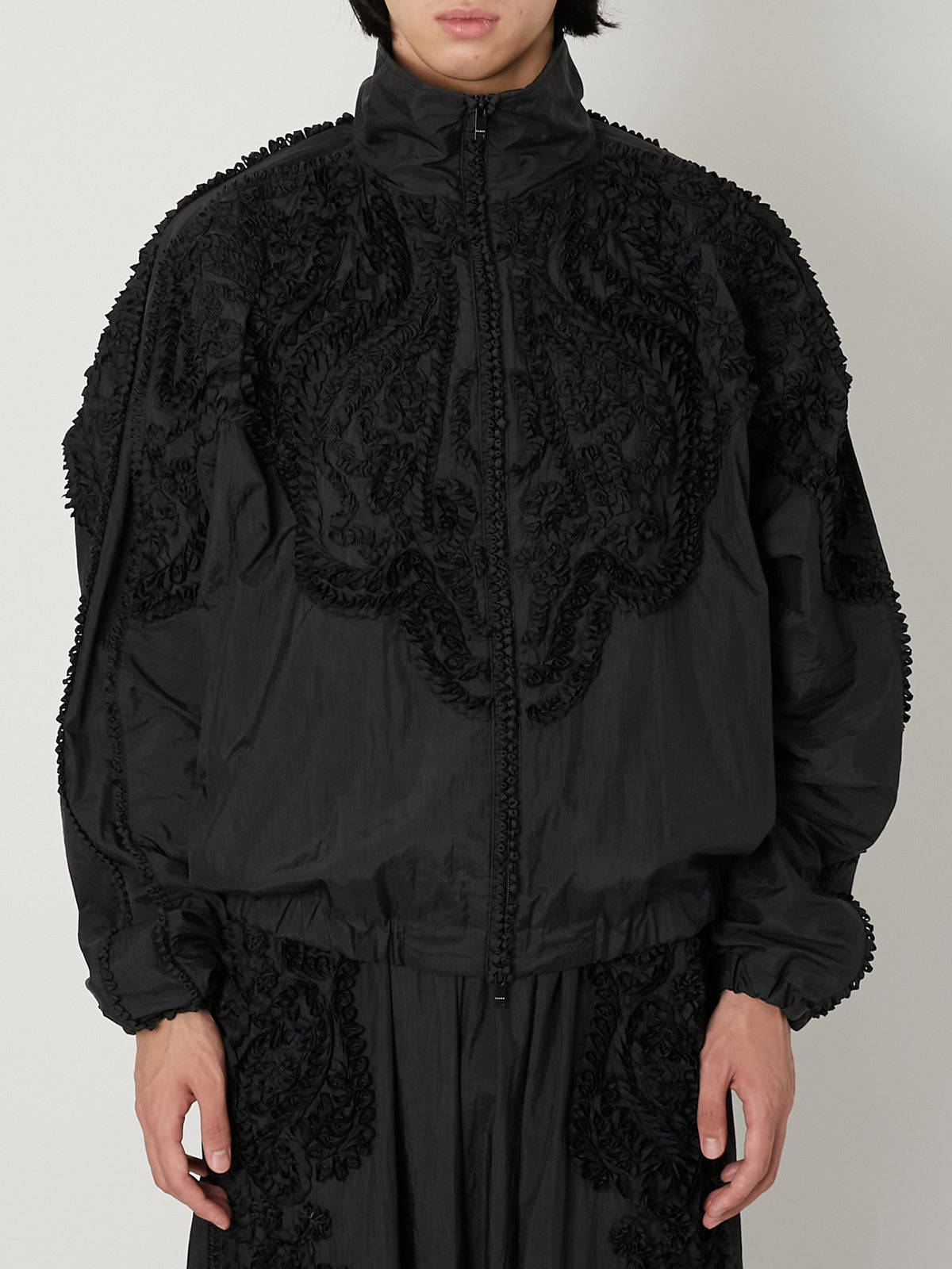 SCULPTURAL EMBROIDERY TRACK BLOUSON – TAAKK