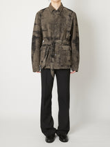 MOLE JACQUARD DENIM BLOUSON