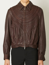LEATHER BLOUSON