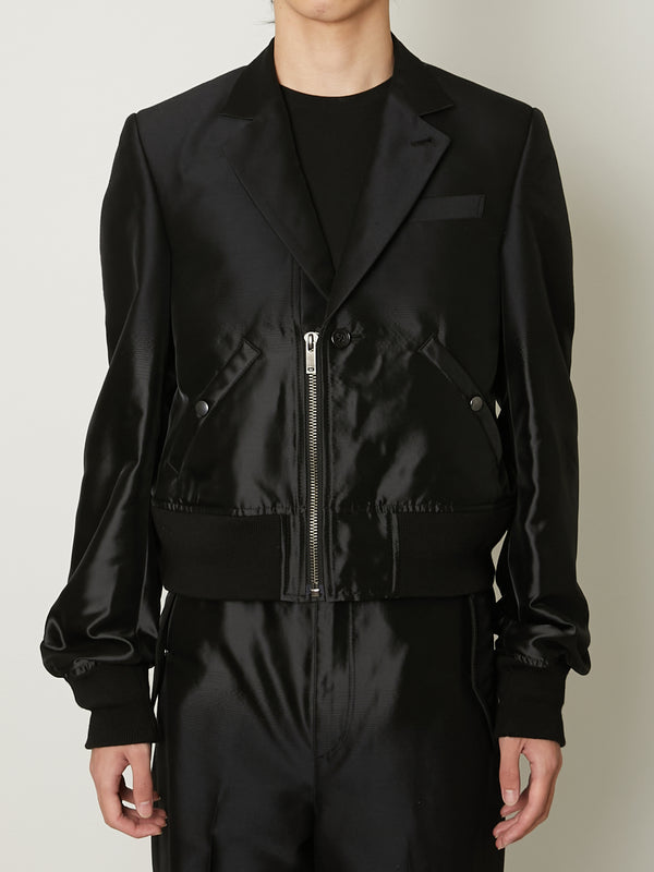TAAKK / SILK BLOUSE (BLACK) サイズ2 BLOUSE 02 BLACK