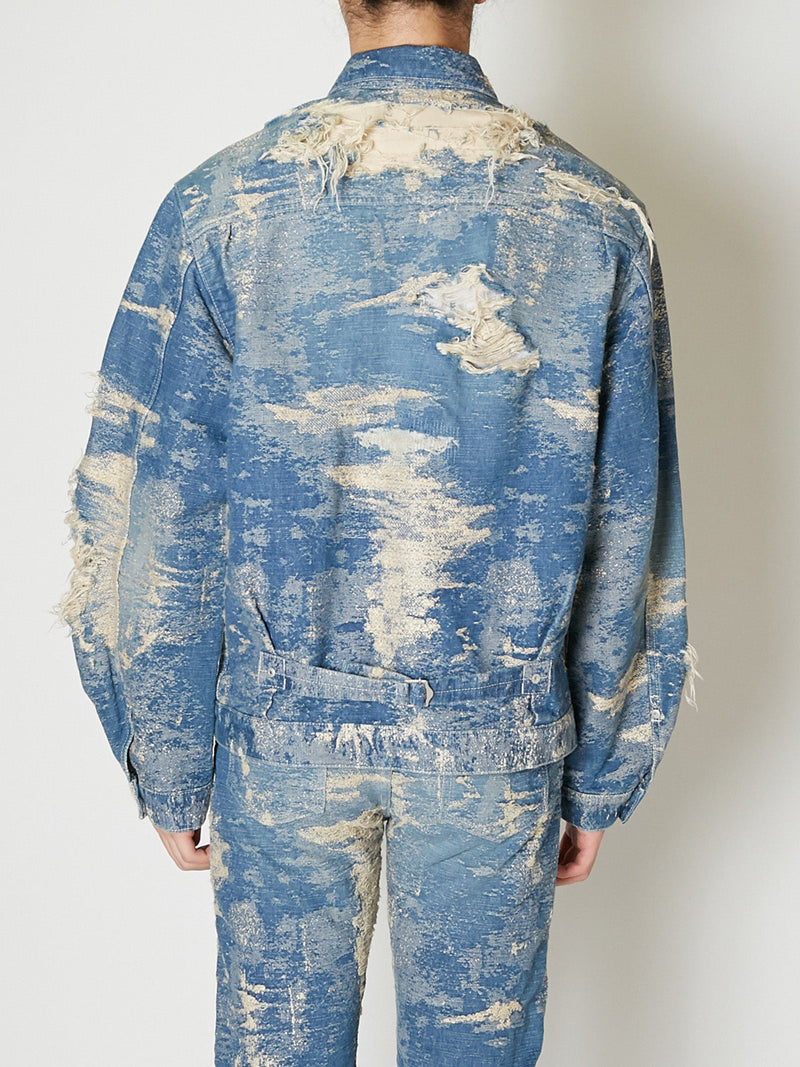 TAAKK DENIM 1ST TYPE DESTROY JACKET